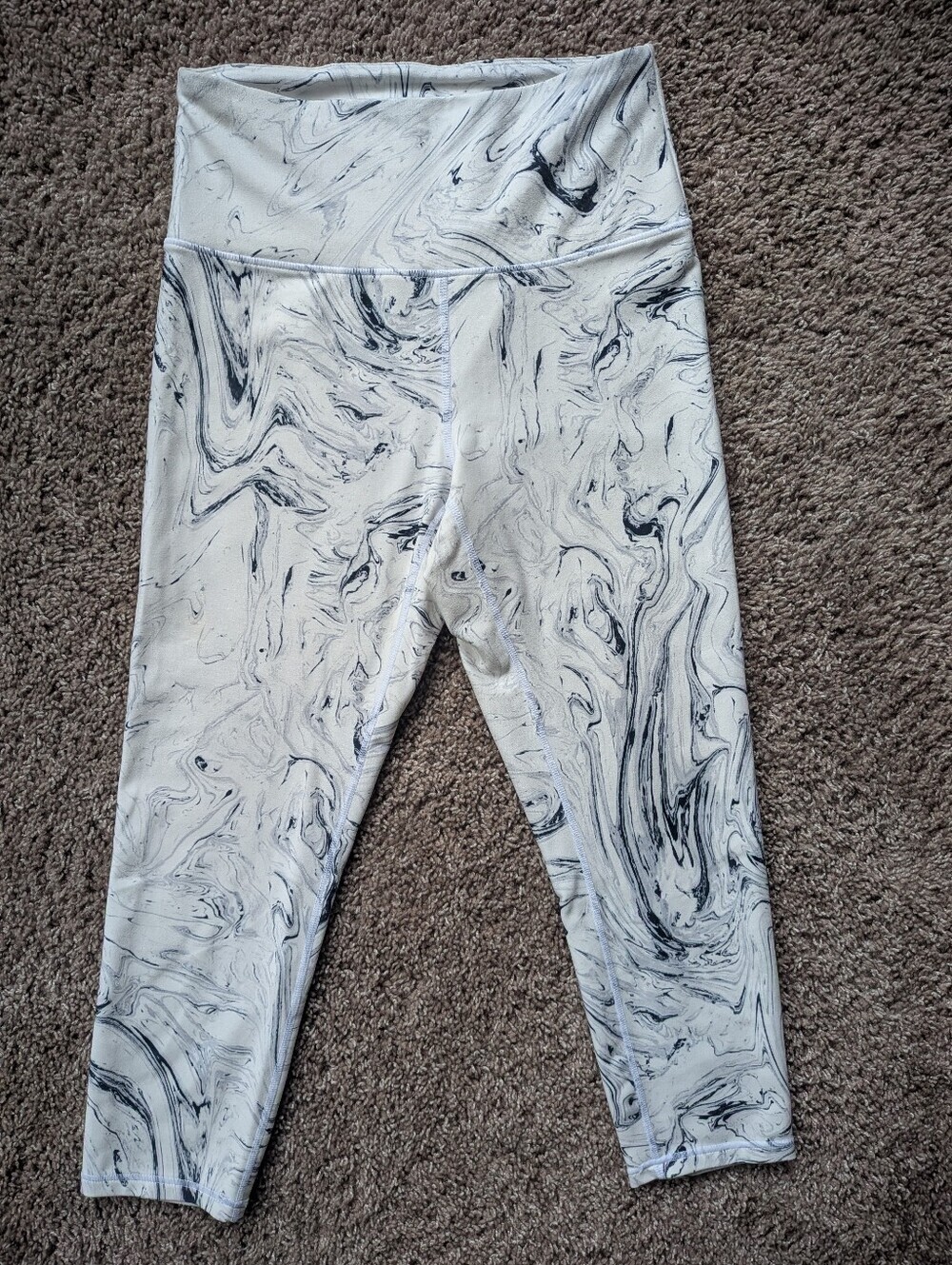 Balance Collection Marbled Pixie Contender Lux Yoga Leggings Medium